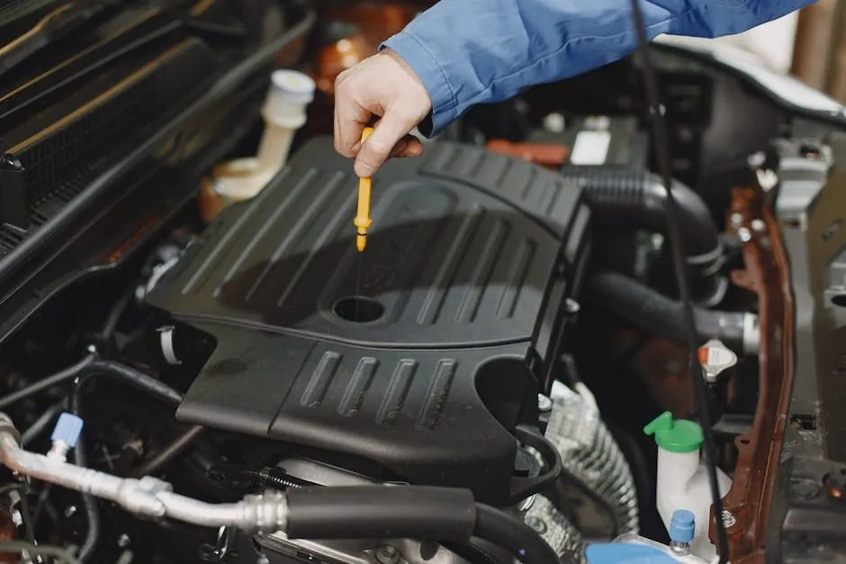 Engine diagnostics on a German luxury vehicle in Torrance